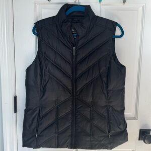 Black Quilted Women's Down Vest - Eddie Bauer